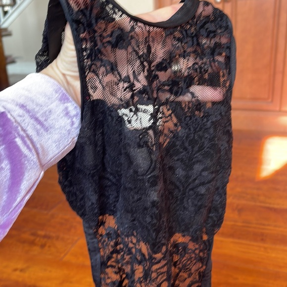 Custom Details Dancewear black lace leotard - Picture 4 of 9